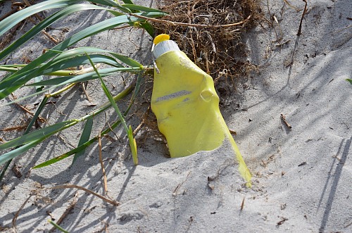 Heidkate
Putzmittelflasche aus Kunststoff
Coastline - Beach, Coastal Landscape, Tourism, Pollution/Litter/Relics, Public area/Beach
Anke Vorlauf